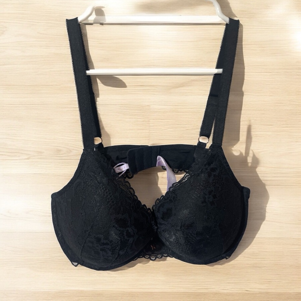 Elegant Black Lace Bra